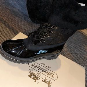 Coach waterproof boots